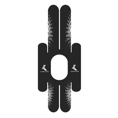 Tape Kinesiology EasyFit Cloth Pre Cut Adhesive Black Ea